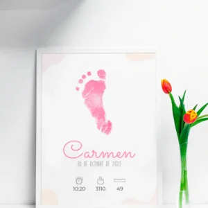 cuadro natalicio personalizado