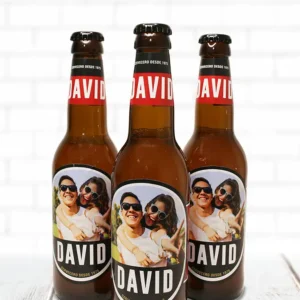 Pack 3 Cervezas Personalizadas con Foto y Nombre