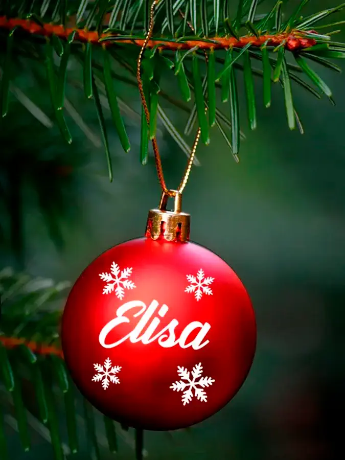 bola de navidad personalizada