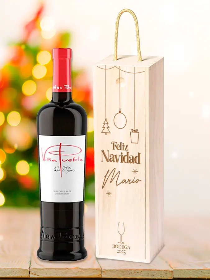 caja de vino personalizada