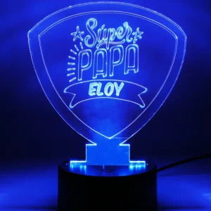 lámpara personalizada para papa