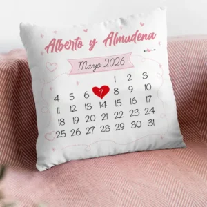 cojín personalizado para parejas