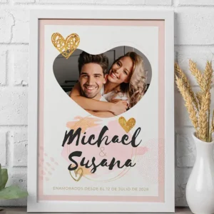lamina personalizada con foto para parejas