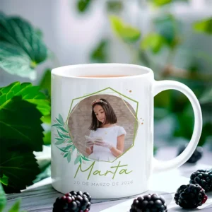 taza personalizada para comunión