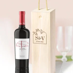 vino personalizado regalo para novios