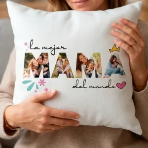 Cojín personalizado La Mejor Mamá del Mundo