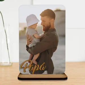 Portafotos de madera personalizado con Foto