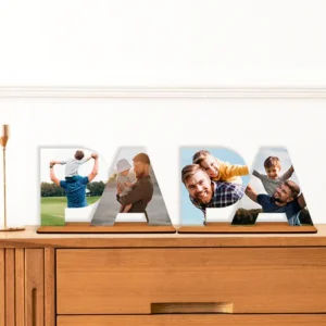 Portafotos de madera personalizado PAPA