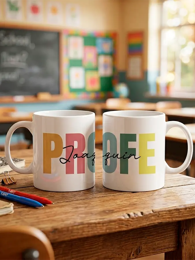 regalo para profesores, tazas personalizadas