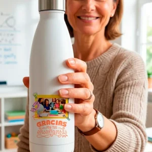 regalo para profesores. Botellas personalizadas