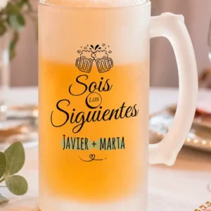 jarra de cerveza personalizada