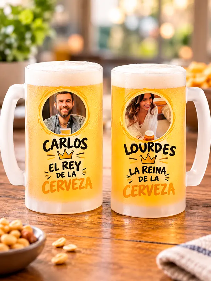 jarra de cerveza personalizada